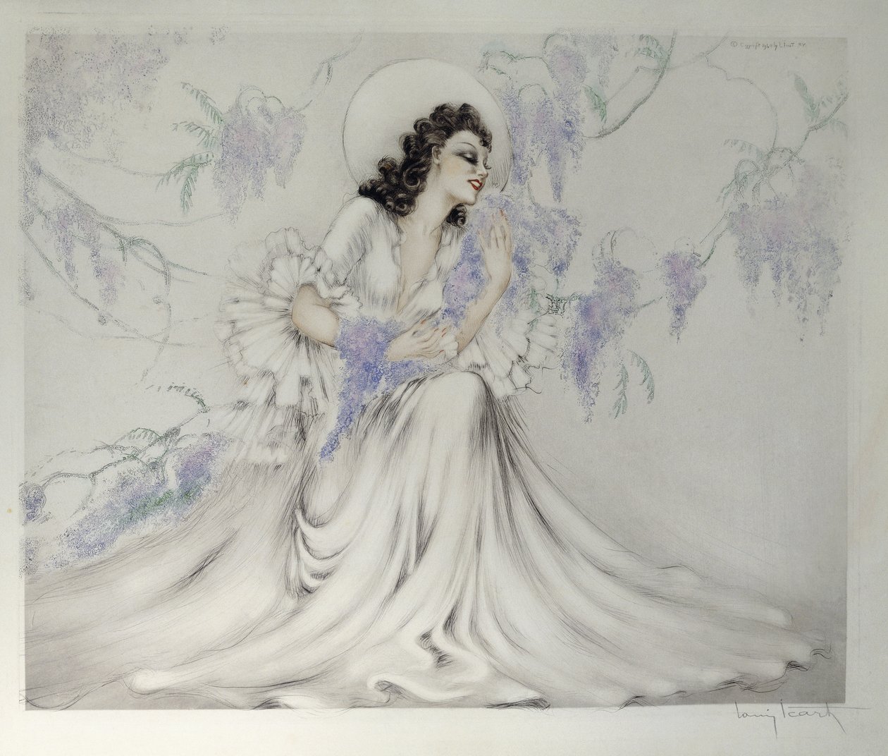 Wisteria alkotó: Louis Icart