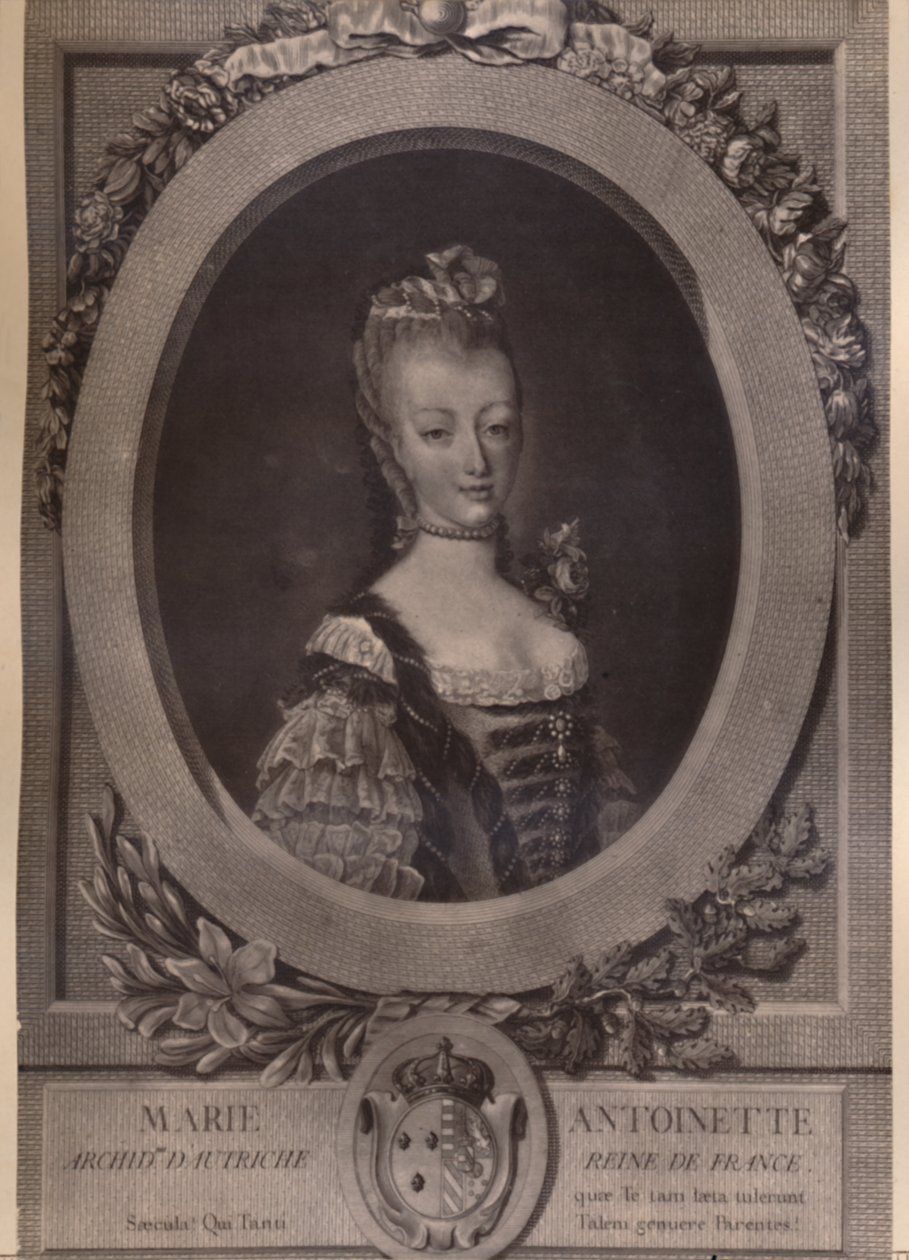 Marie Antoinette, Franciaország királynője, 1894. század vége. alkotó: Louis Jacques Cathelin