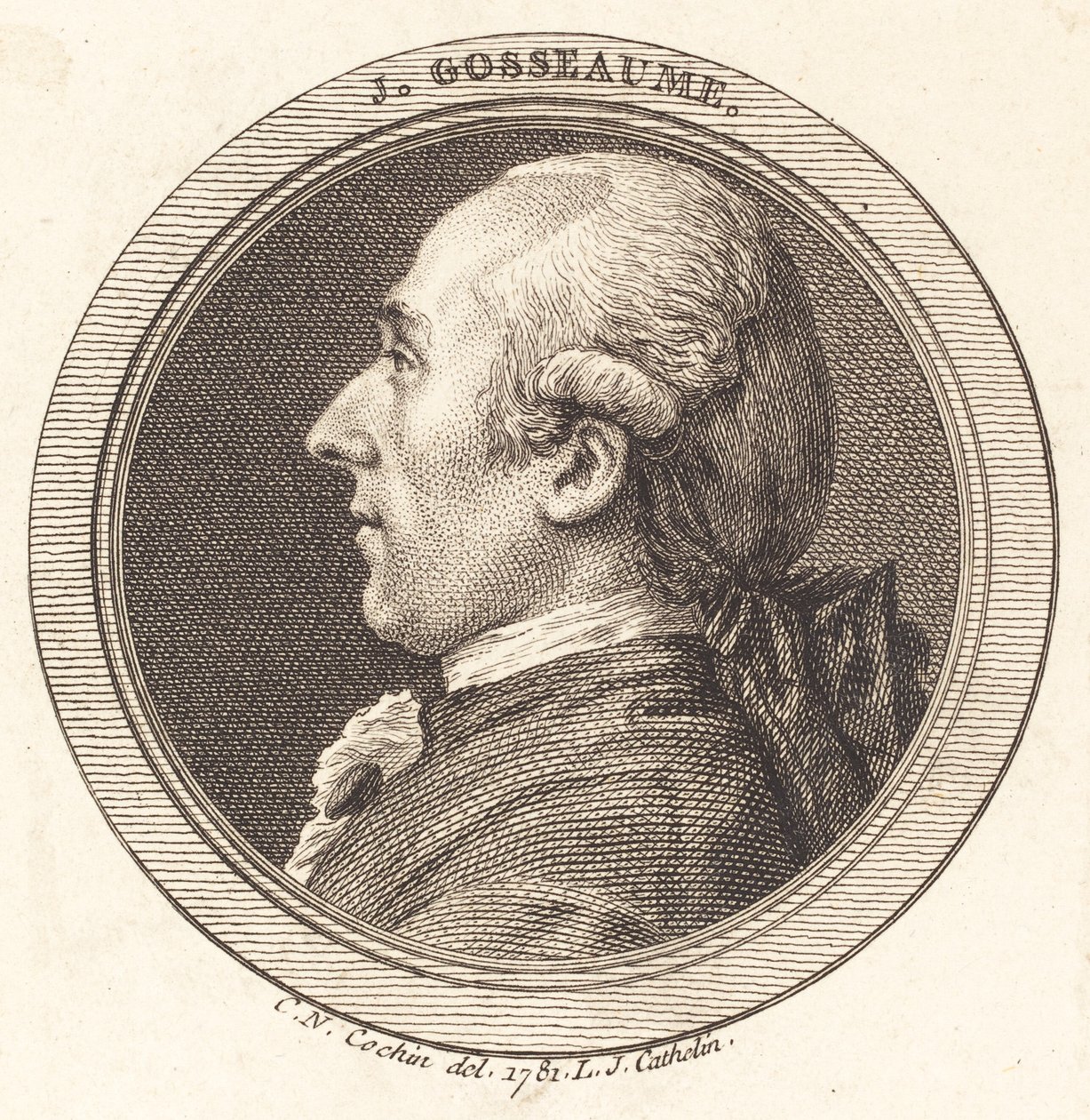 J. Gosseaume alkotó: Louis Jacques Cathelin after Charles Nicolas Cochin II