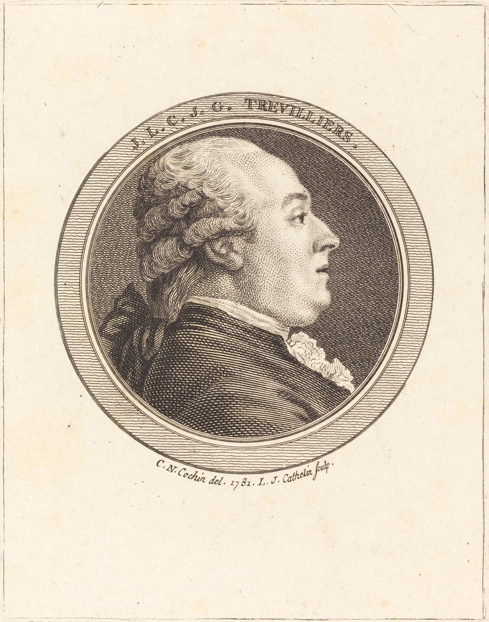 J. Trevilliers alkotó: Louis Jacques Cathelin after Charles Nicolas Cochin II