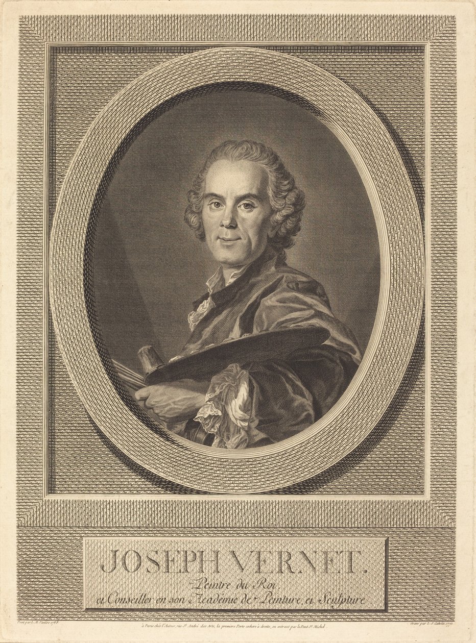 Joseph Vernet alkotó: Louis Jacques Cathelin after Louis Michel Van Loo