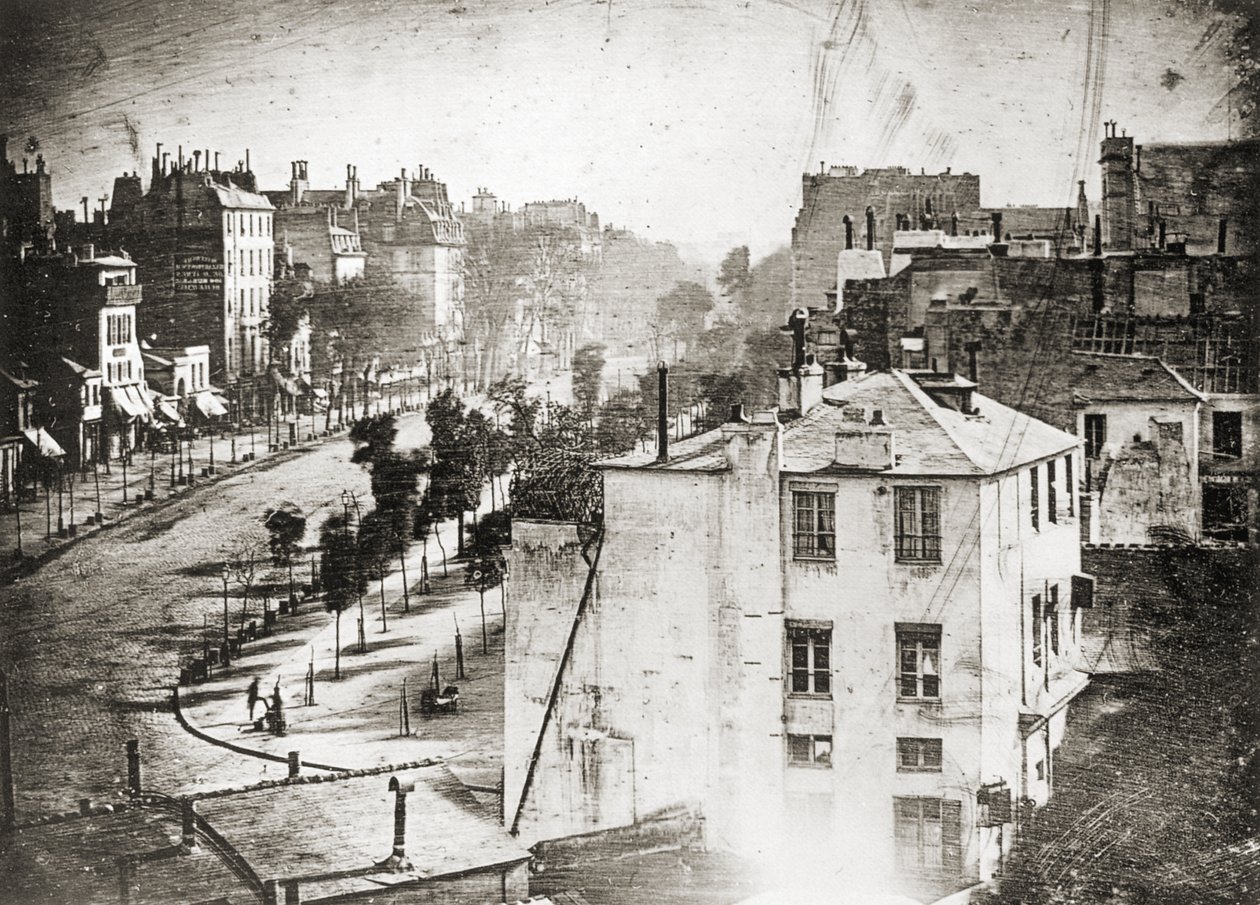 Boulevard du Temple, Daguerre alkotó: Louis Jacques Mande Daguerre