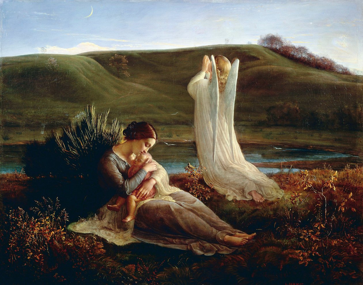 Franciaország, Lyon, Az angyal és az anya alkotó: Louis Janmot