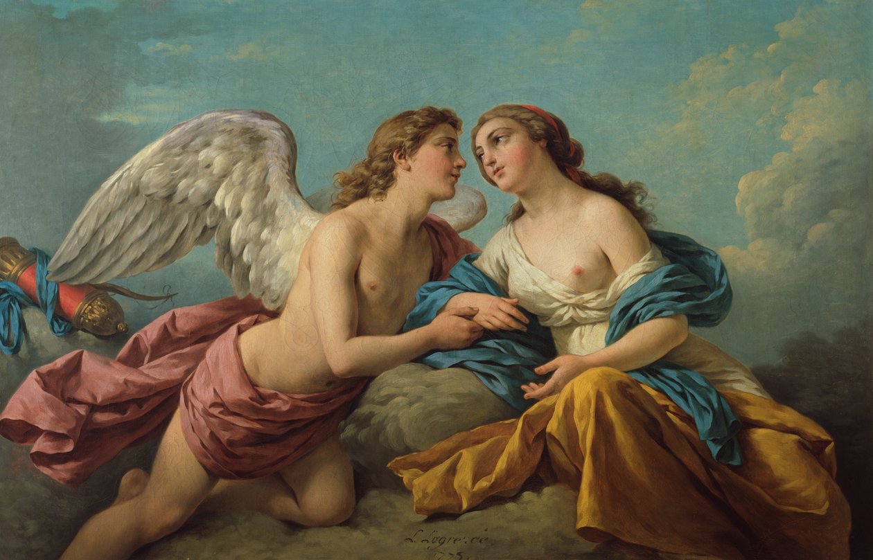 Az érintés allegóriája alkotó: Louis Jean Francois I Lagrenee