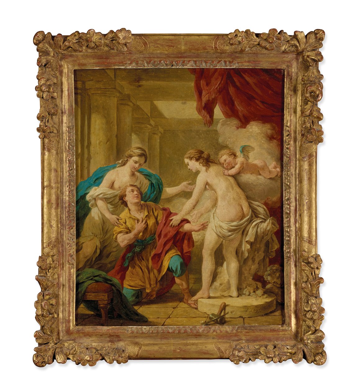 Pygmalion és Galatea (olaj, vászon) alkotó: Louis Jean Francois I Lagrenee