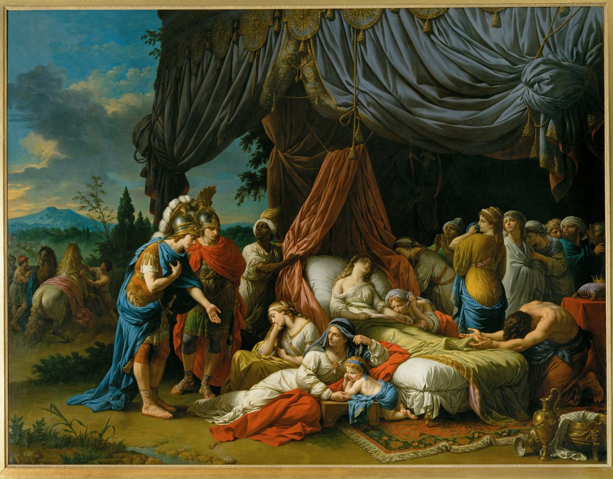 Dareiosz feleségének halála alkotó: Louis Jean Francois I Lagrenee