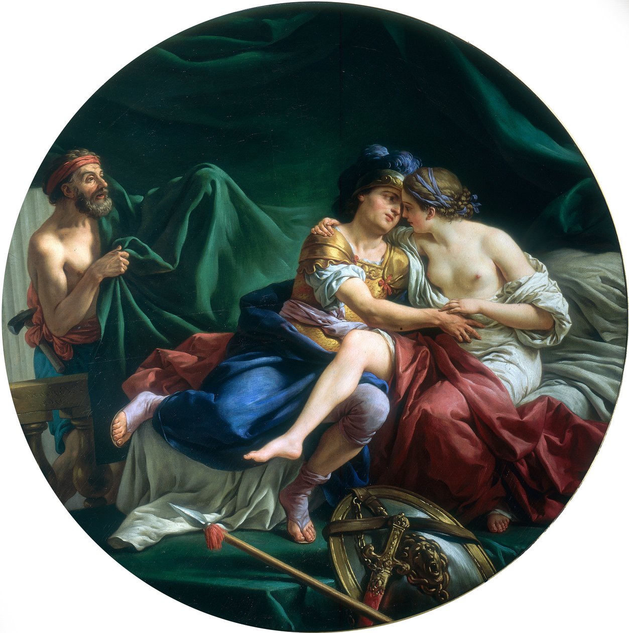 A Marsot és a Vénuszt a Vulkán fedezte fel, 1768 alkotó: Louis Jean François Lagrenée