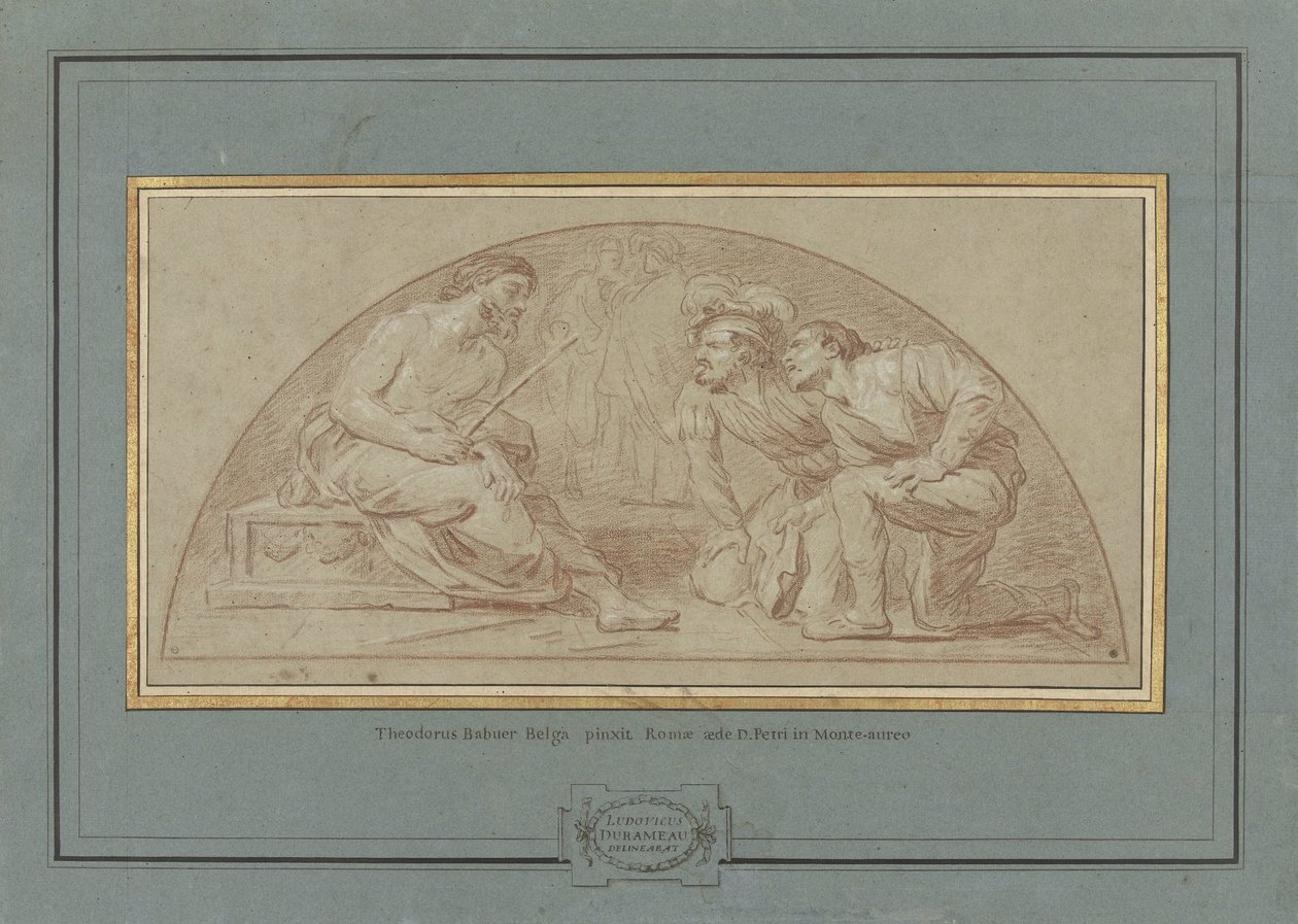 Krisztus megcsúfolása alkotó: Louis Jean Jacques Durameau