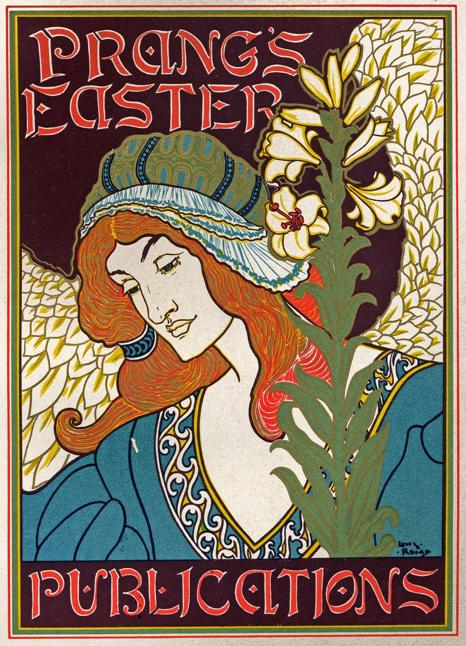 Prang húsvéti kiadványai alkotó: Louis John Rhead