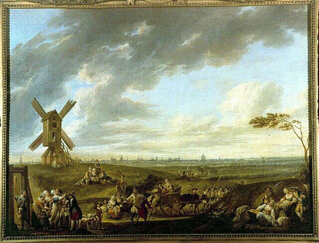 Lille képe Dieu-de-Marcq által – Louis Joseph Watteau dit Watteau de Lille (1731-1798), Musee de Lille alkotó: Louis Joseph  Watteau