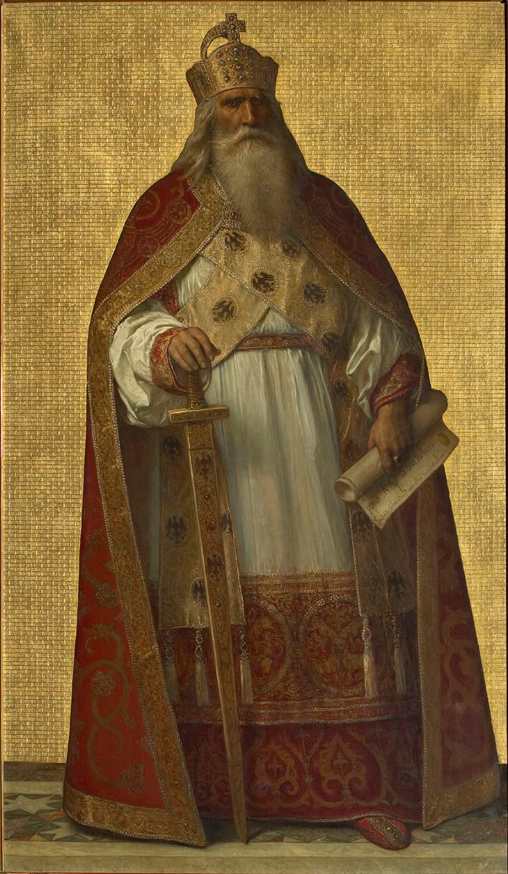 Nagy Károly, 1872-1877. alkotó: Louis Joseph Gallait