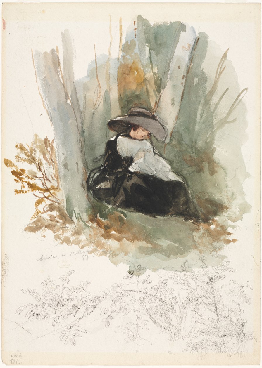 Mary a Bellevue-ban alkotó: Louis Joseph Gallait