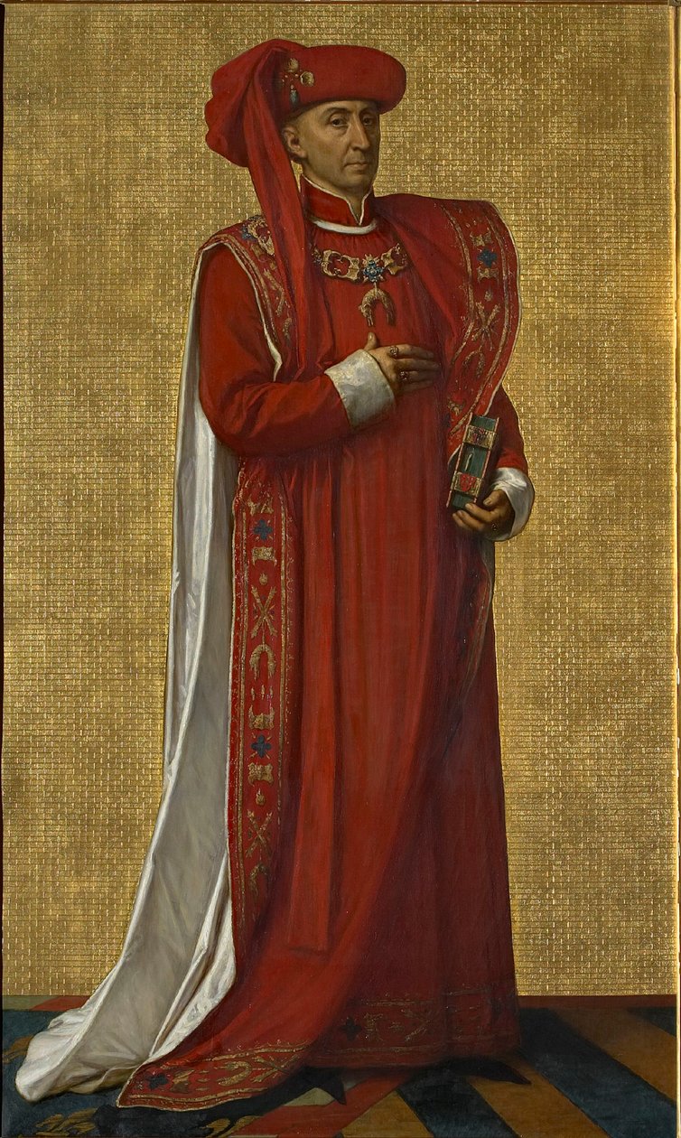 Jó Fülöp 1396-1467, Burgundia hercege, 1872-1877. alkotó: Louis Joseph Gallait
