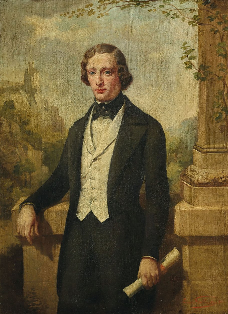 Frederic Chopin portréja 1810-1849, 1843. alkotó: Louis Joseph Gallait