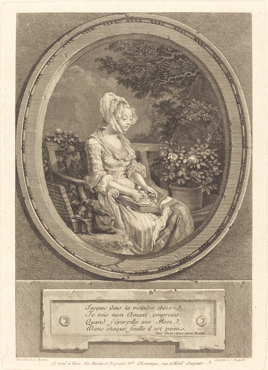 A legkisebb dologig alkotó: Louis Joseph Masquelier after Pierre Antoine Baudouin
