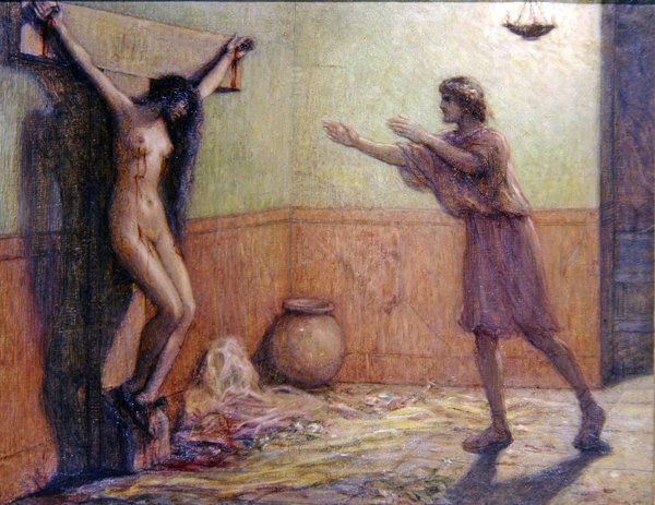 Megfeszített Nő alkotó: Louis Joseph Raphael Collin