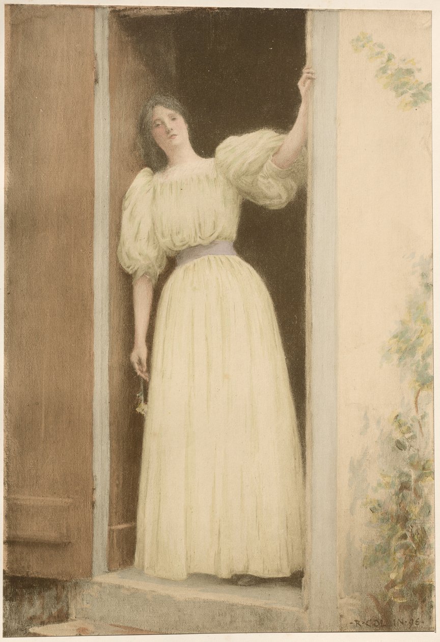 Az 1899-ben megjelent The Departure. alkotó: Louis Joseph Raphael Collin