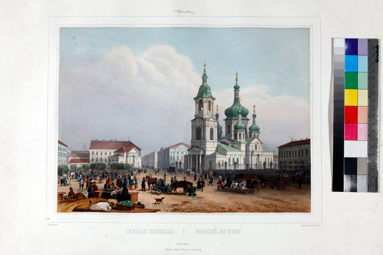 A Sennaya tér és a Megváltó templom (eglise de l
