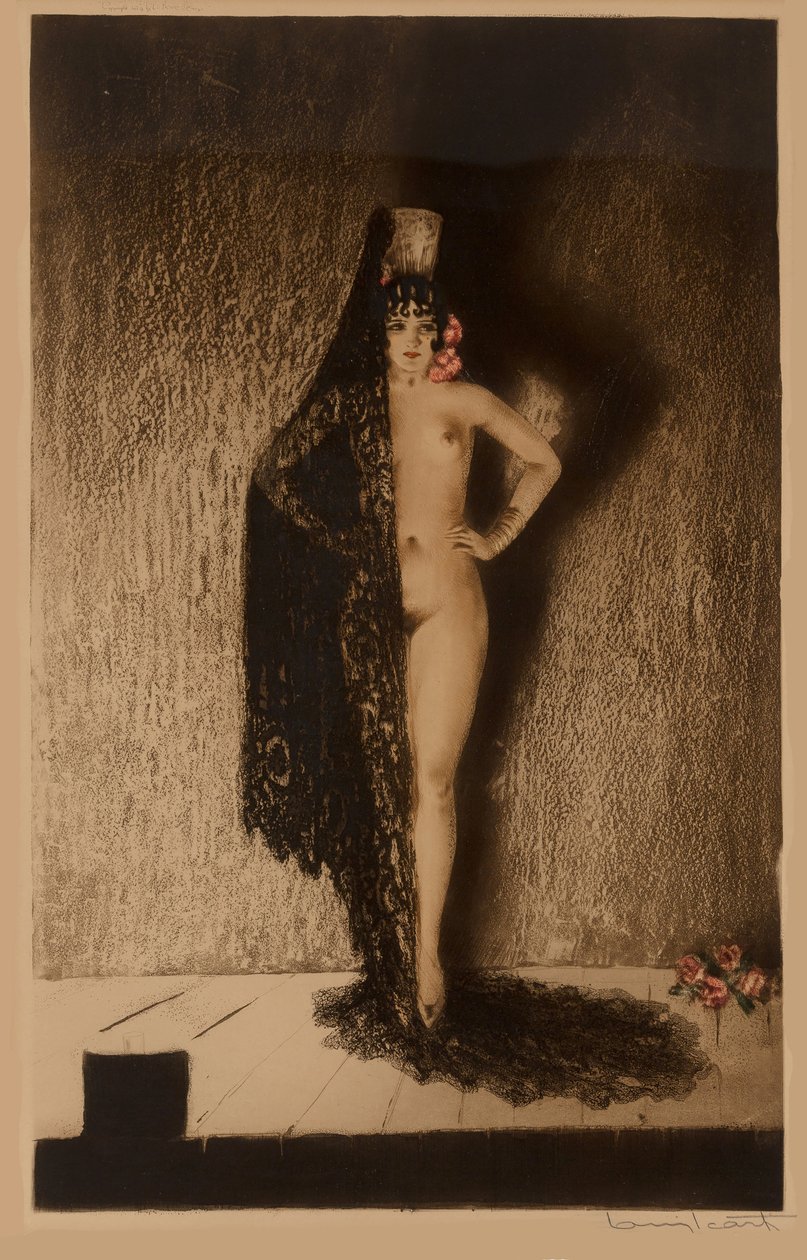 Conchita, 1929. alkotó: Louis Justin Laurent Icart