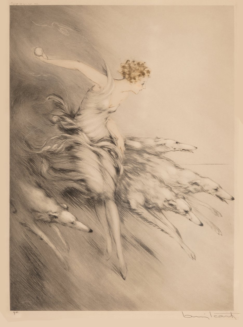 A jávorszarvas, 1928. alkotó: Louis Justin Laurent Icart
