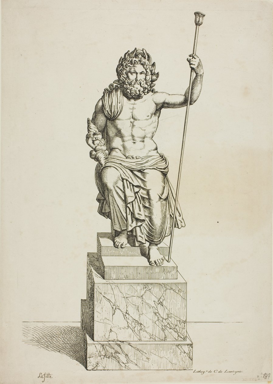 Jupiter, M. Denon gyűjteményéből származik. alkotó: Louis Lafitte