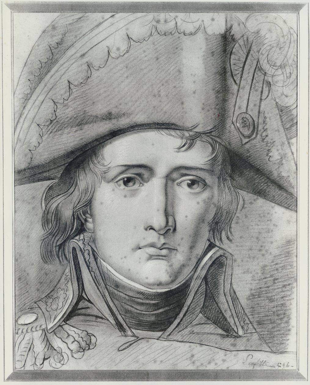 Bonaparte tábornok portréja, 1796 alkotó: Louis Lafitte