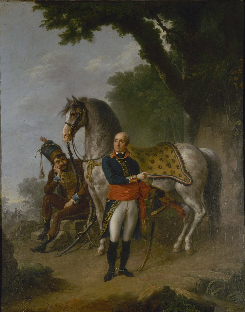 Joseph Marie Servan de Gerbey tábornok portréja 1741-1808, c. 1800. alkotó: Louis Lafitte