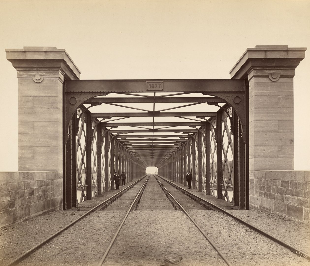 [Railroad Viaduct at La Fontaine-des-Eaux, Dinan], 1879-80 alkotó: Louis Lafon