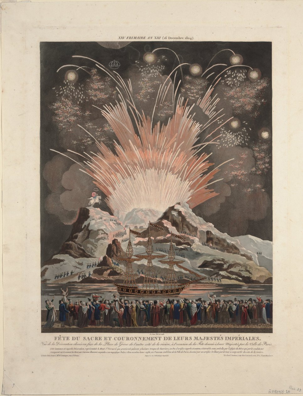 Napóleon koronázási ünnepségei, 1806 alkotó: Louis Le Coeur