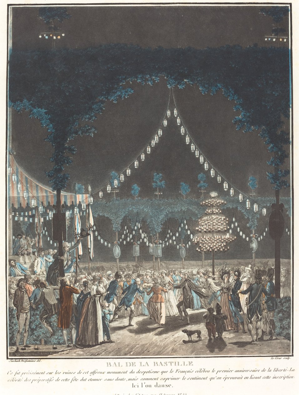Bastille bál alkotó: Louis Le Coeur and Jacques François Joseph Swebach Desfontaines