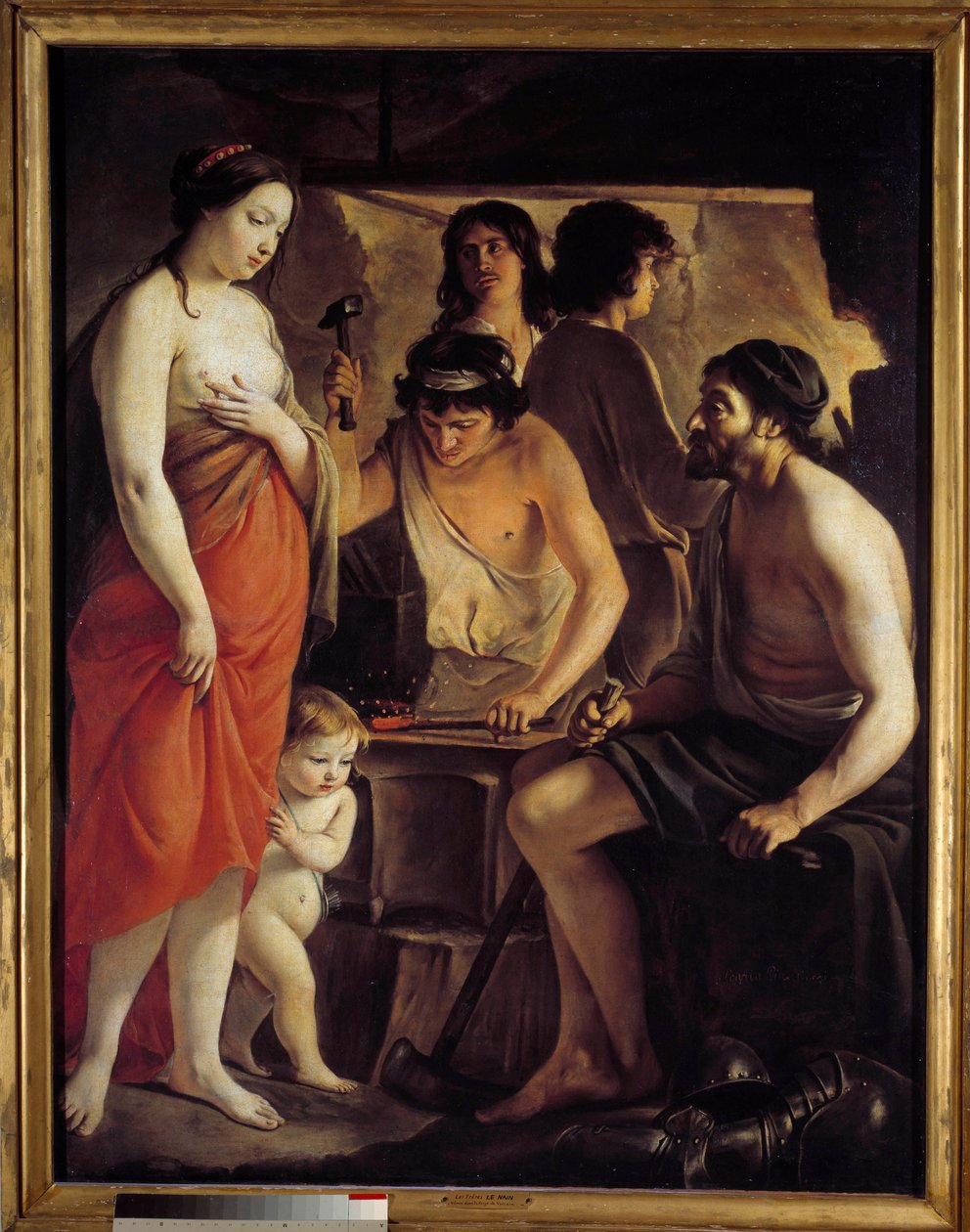 Gyere Vulkán kohójába. Louis Le Nain (1593-1648) festménye alkotó: Louis le Nain