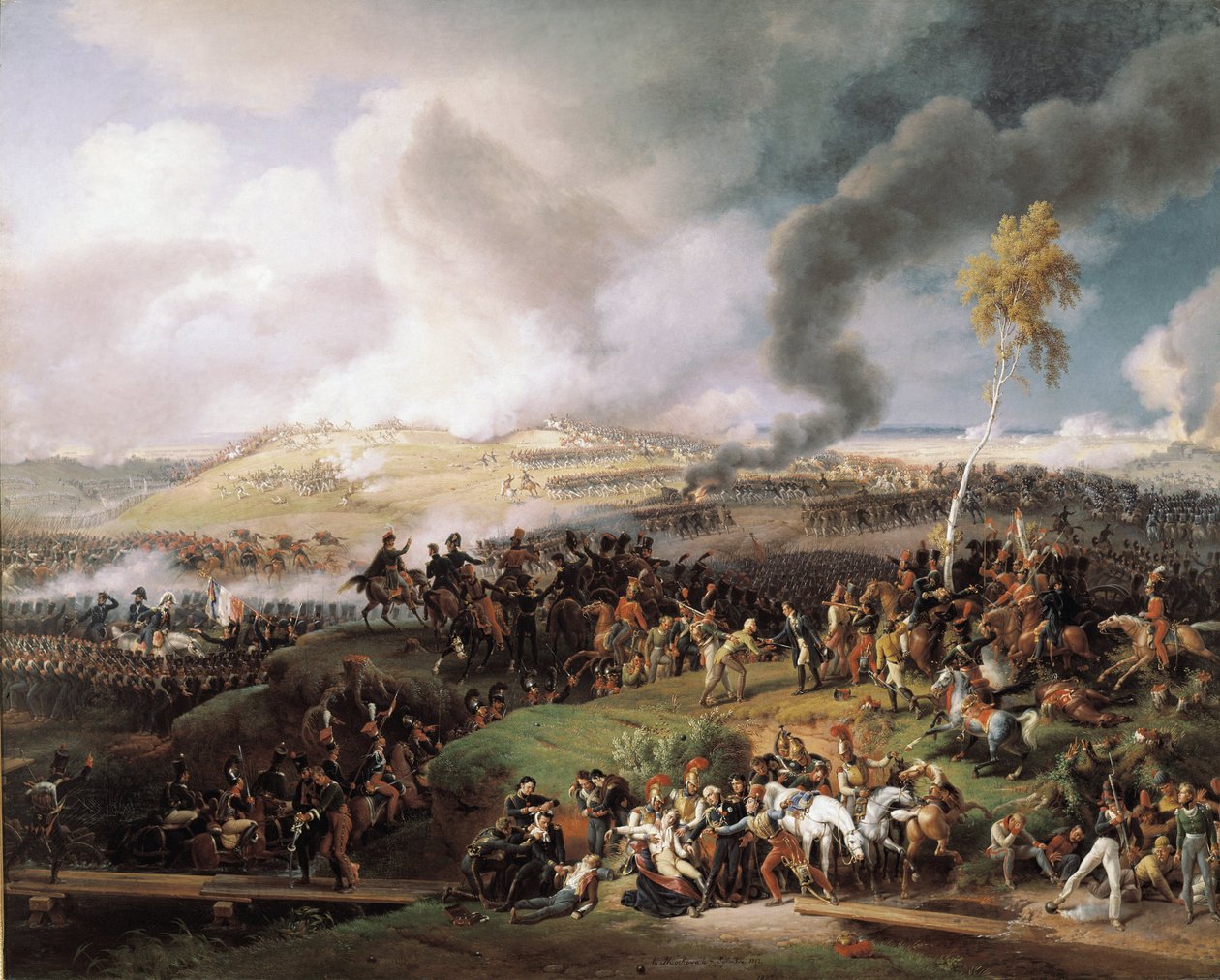 Moszkvai csata (a borodinoi csata is) (1812. szeptember 7.) (olaj, vászon alkotó: Louis Lejeune