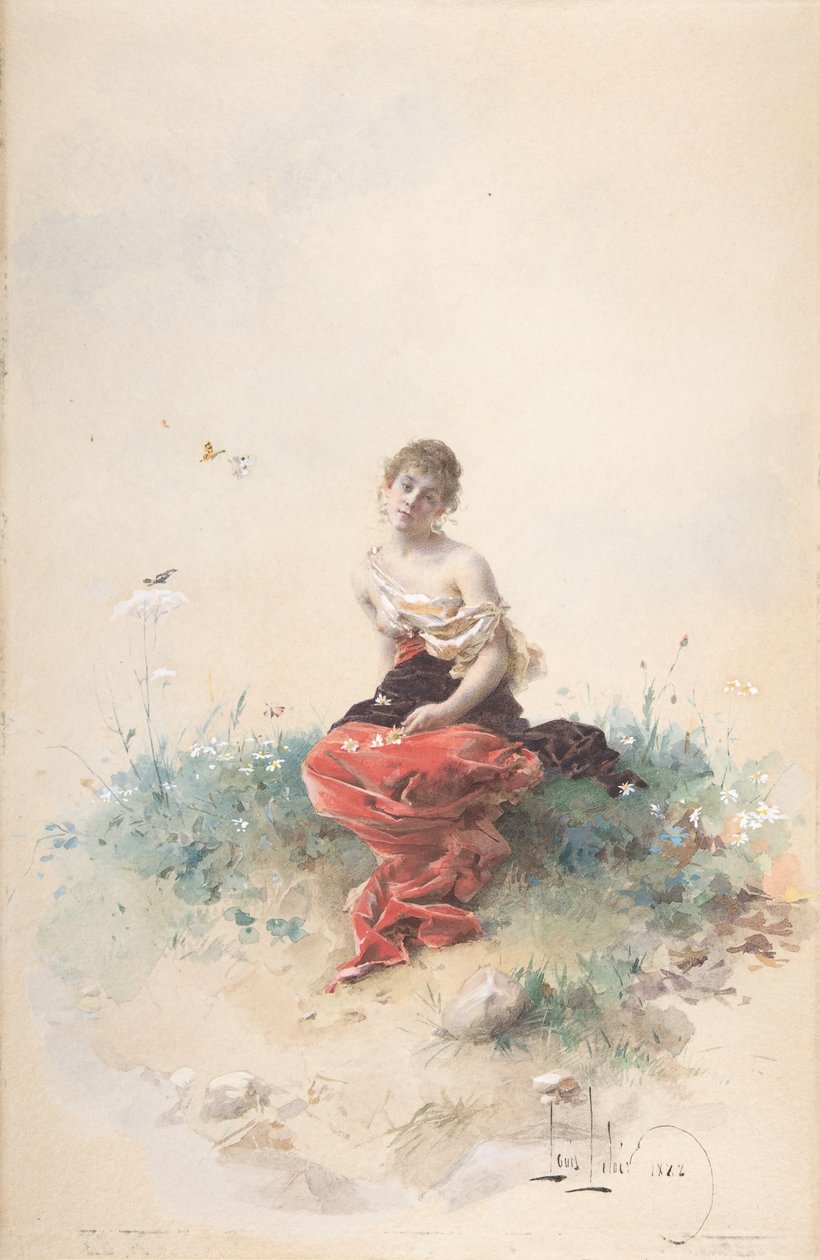 Női alak, 19. század. alkotó: Louis Leloir