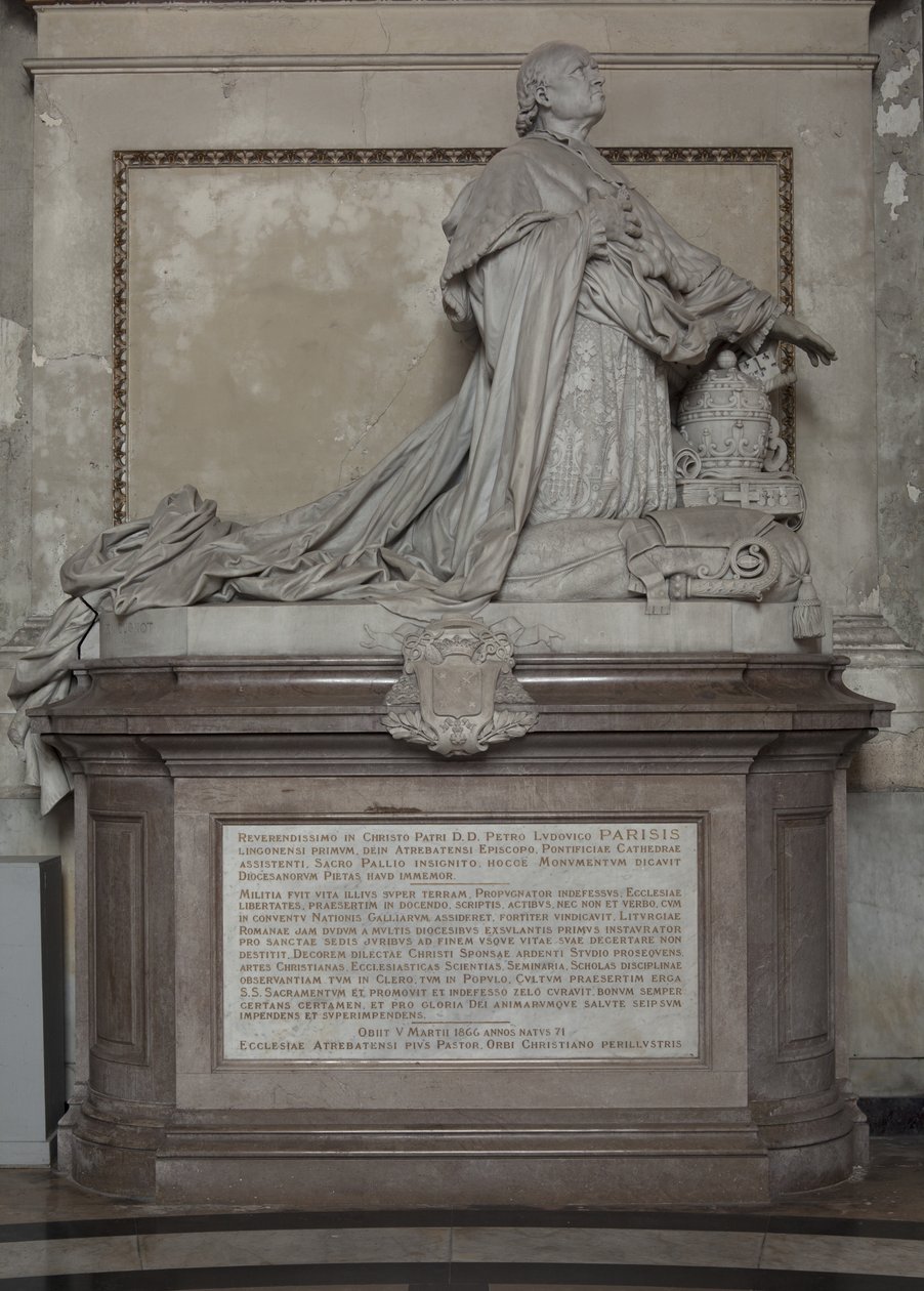 Peter Ludovico Parisis temetési emlékműve alkotó: Louis Leon Cugnot
