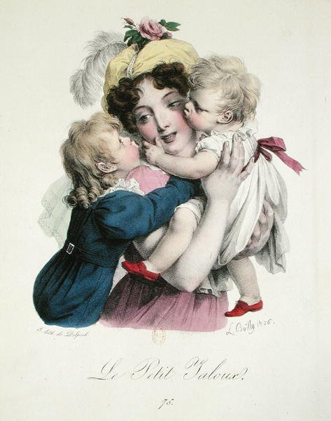 Féltékenység, metszett: Francois Seraphin Delpech (1778-1825) 1826 (színes litó) alkotó: Louis Leopold (after) Boilly