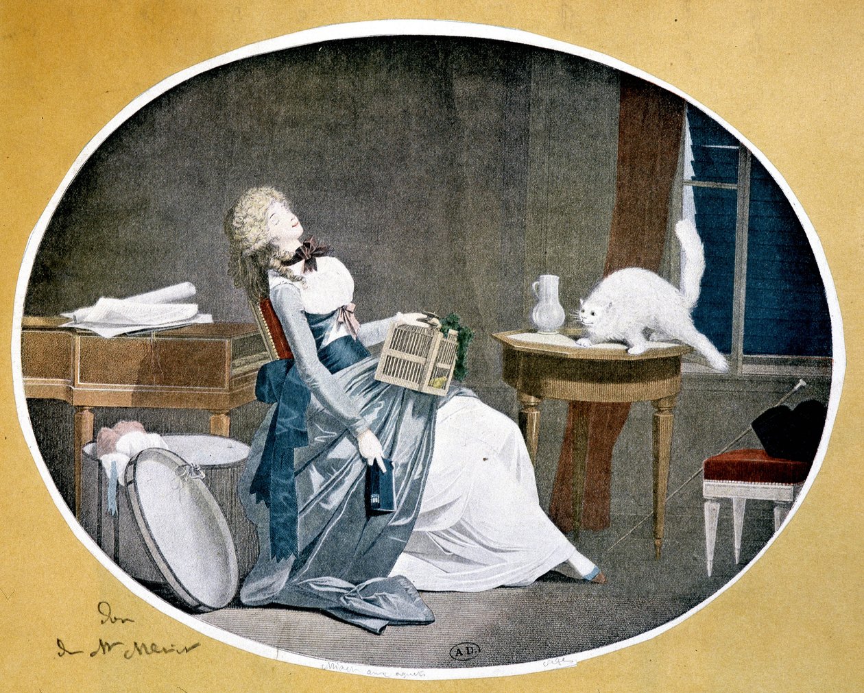 Louis Boilly (1761-1845) festményének reprodukciója. alkotó: Louis Leopold (after) Boilly