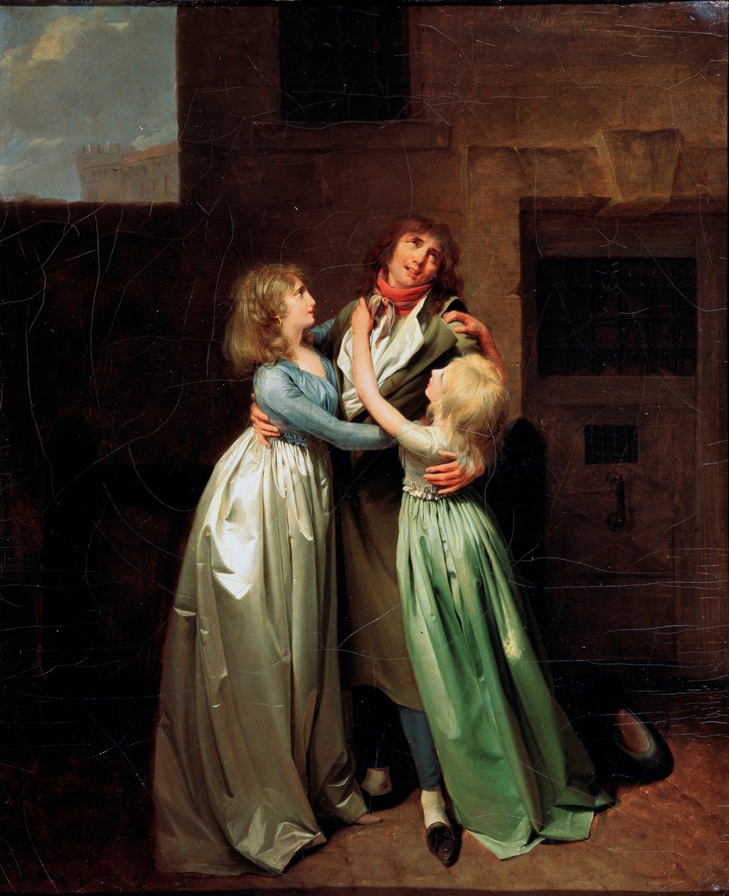 Gyászos elválás, 1780-as évek alkotó: Louis Leopold Boilly