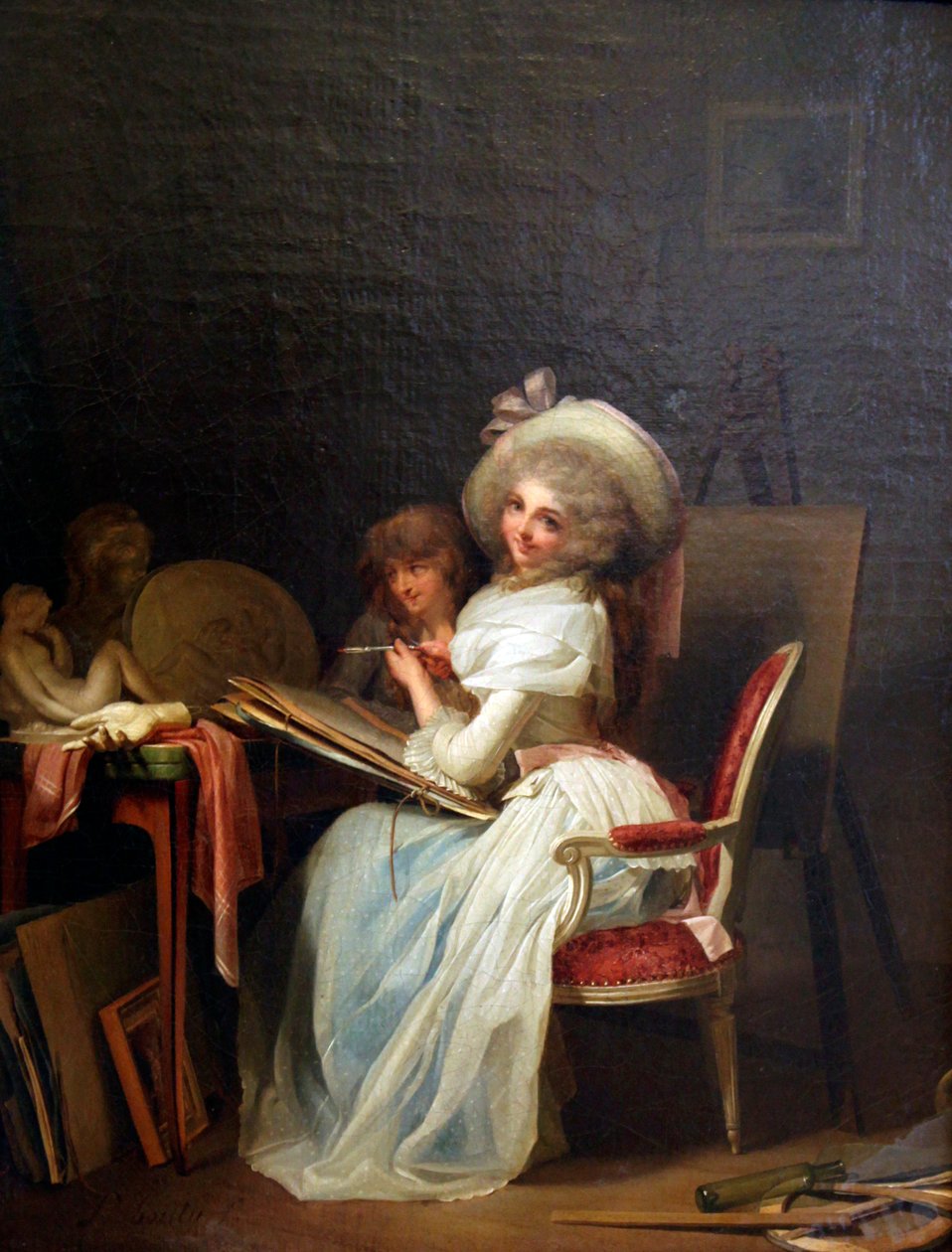 „Egy festő”, 1785 alkotó: Louis Leopold Boilly