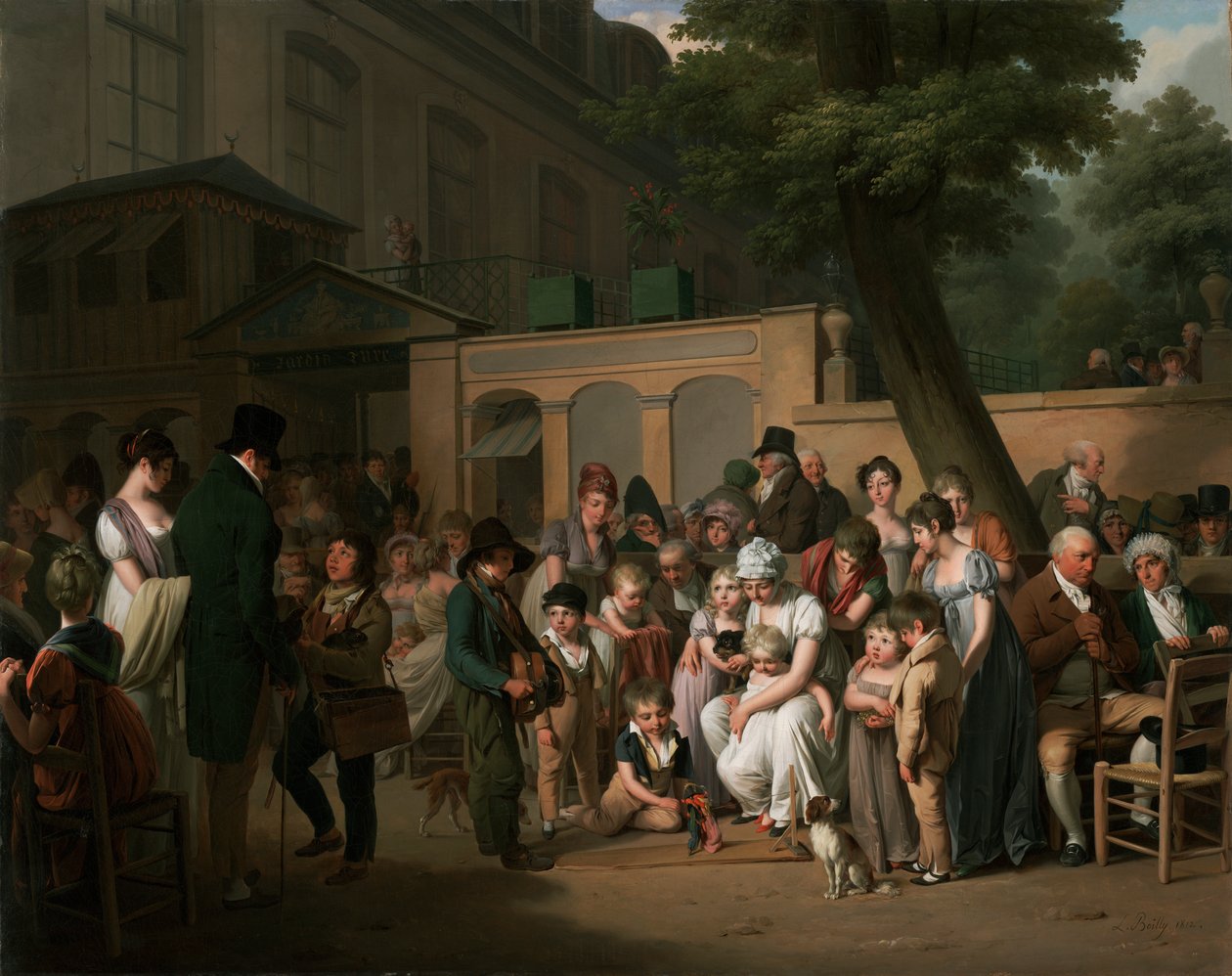 A Jardin Turc bejárata alkotó: Louis Leopold Boilly