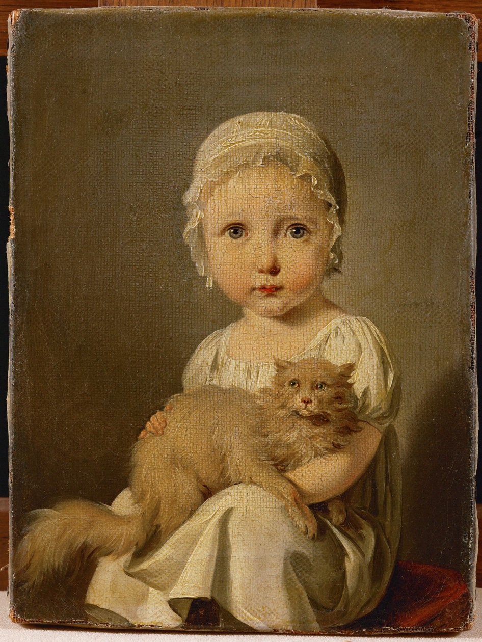 Gabrielle Arnault, gyermek - Gabrielle Arnault ... alkotó: Louis Leopold Boilly