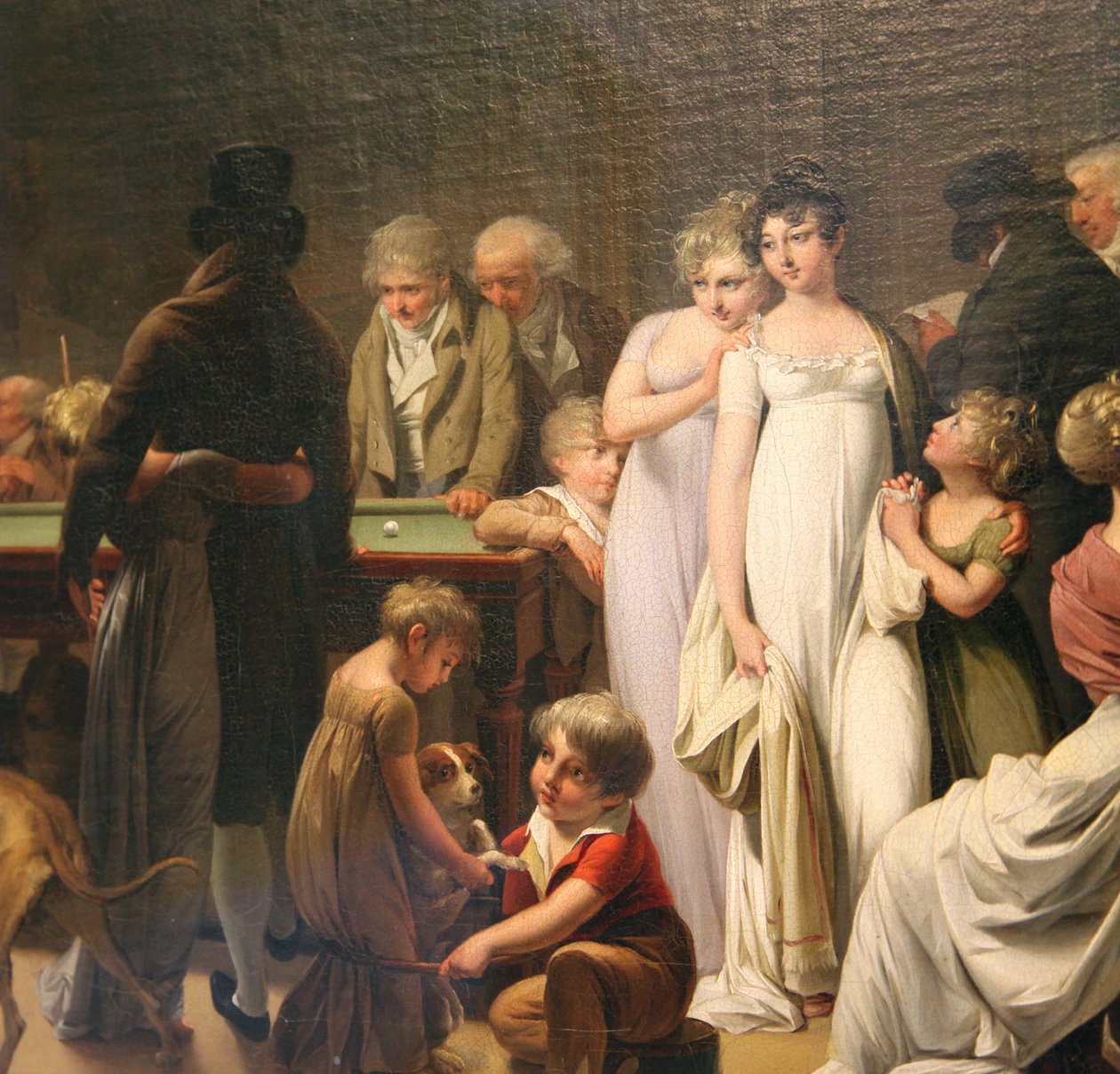 Biliárdjáték, 1807 alkotó: Louis Leopold Boilly