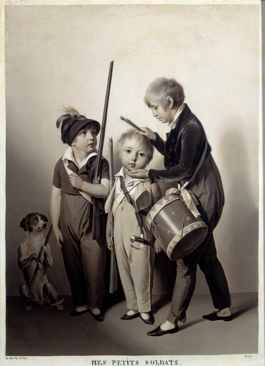 Kis katonáim. Louis Leopold Boilly (1761-1845) metszete alkotó: Louis Leopold Boilly