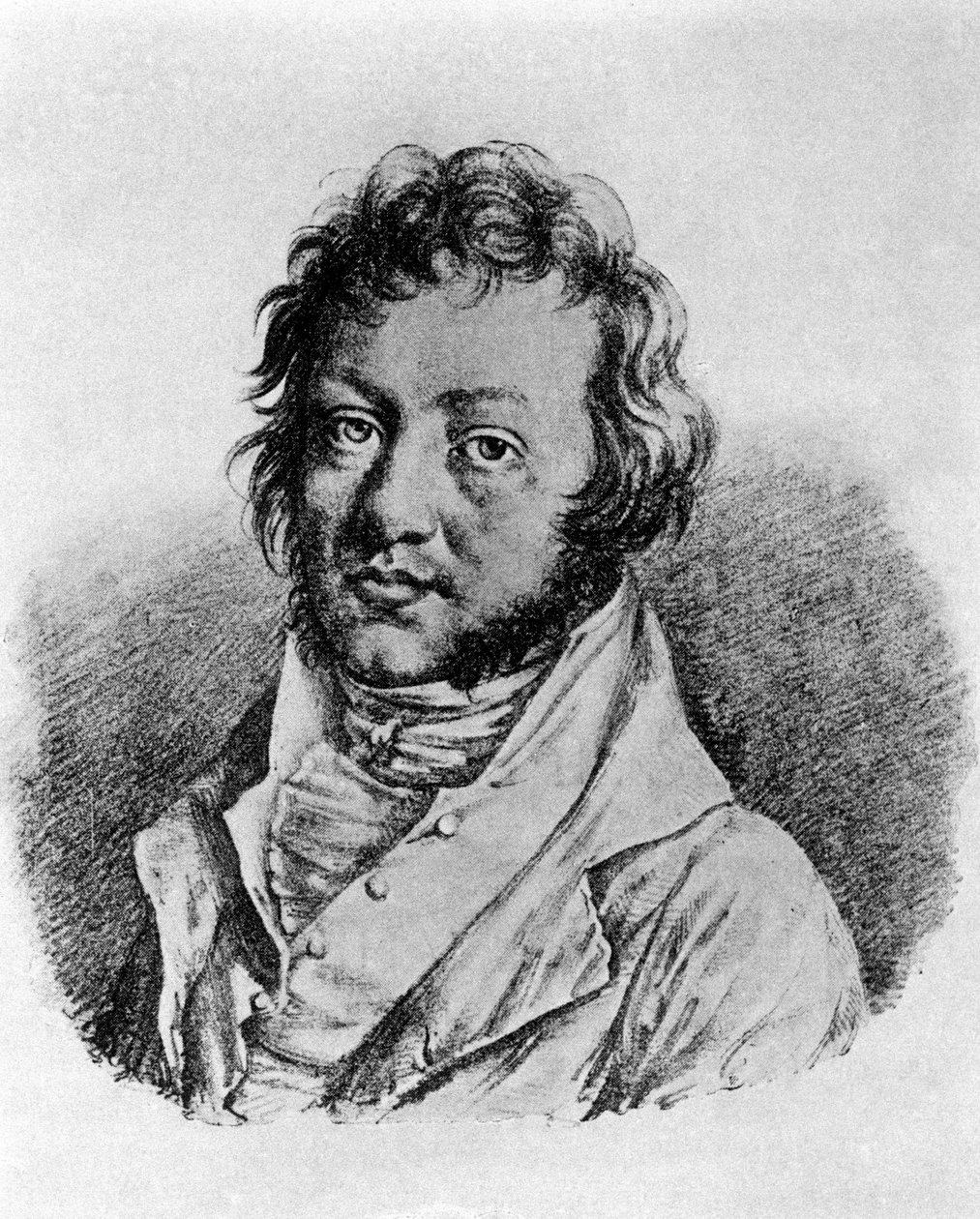Andre Marie Ampere (1775-1836) francia fizikus portréja. Louis Boilly litográfiája (1761-1845) alkotó: Louis Leopold Boilly