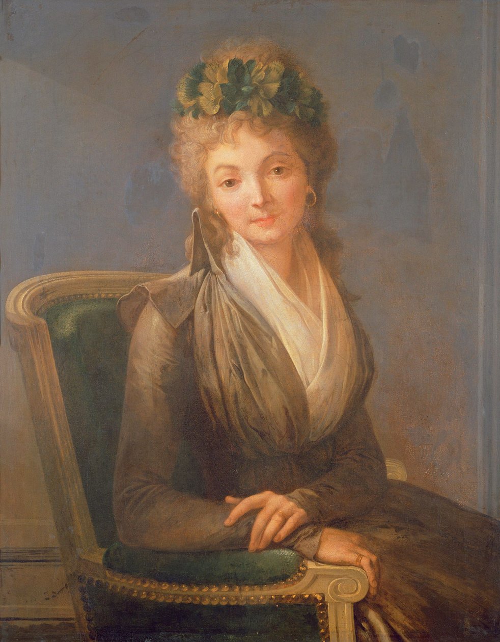 Lucile Desmoulins portréja, szül. Duplessis 1770-1794, 1794 alkotó: Louis Leopold Boilly