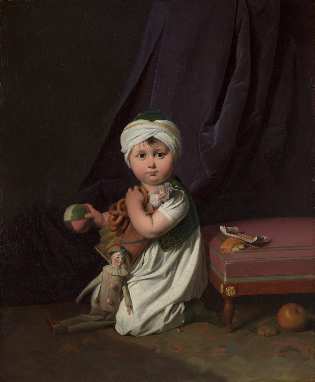 Egy fiú portréja, kb. 1805. alkotó: Louis Leopold Boilly