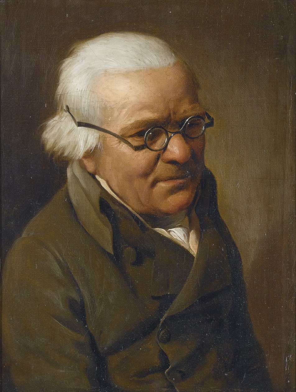 Boilly, Louis-Leopold (1761-1845) szemüveges férfi portréja. Olaj, vászon, mérete: 21,9x17 alkotó: Louis Leopold Boilly