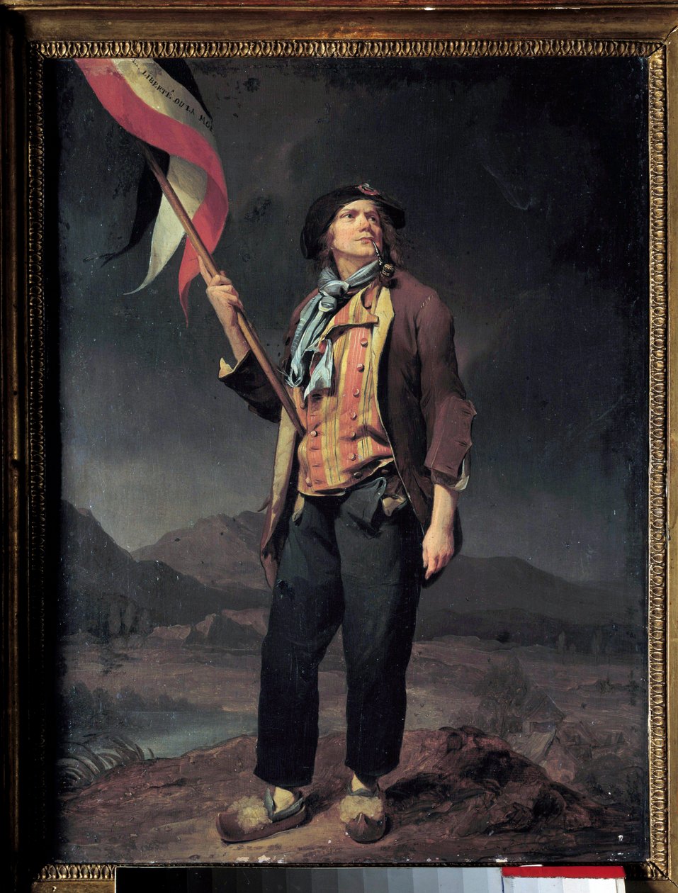 Simon Chenard énekes portréja alkotó: Louis Leopold Boilly