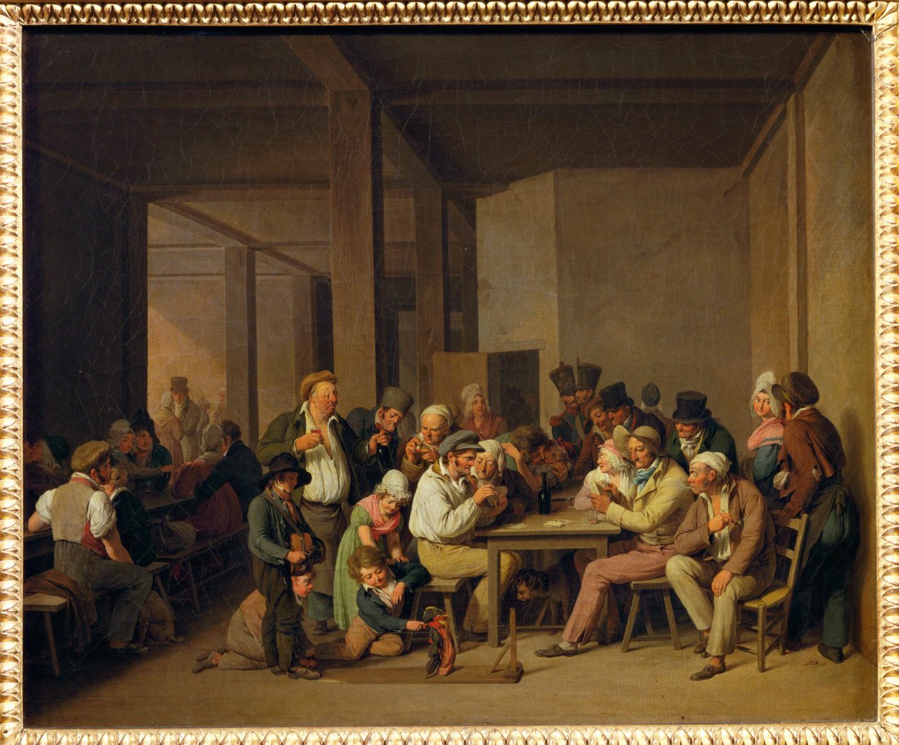 Scene de cabaret - jelenetek egy kocsmában ... alkotó: Louis Leopold Boilly