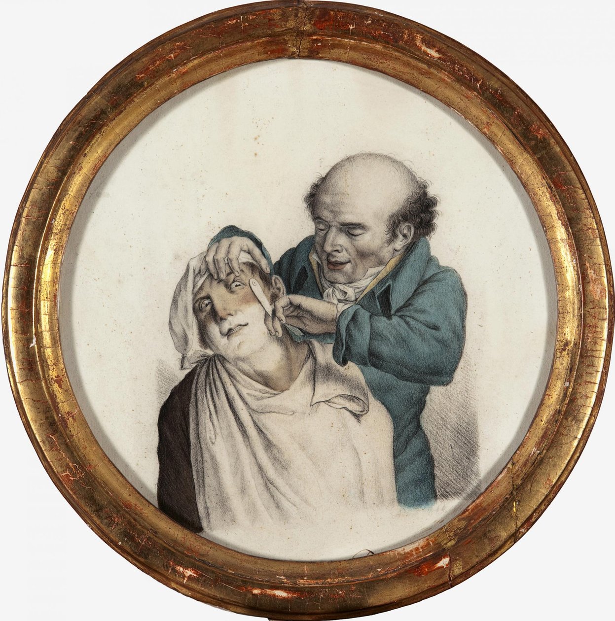 Ügyes borbély, 1823 alkotó: Louis Leopold Boilly