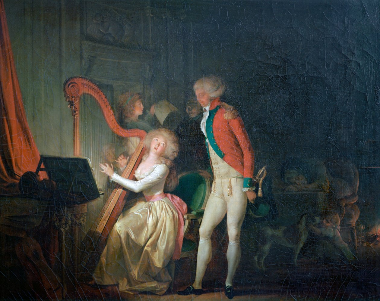 A rögtönzött koncert, avagy a harmónia ára, 1790 alkotó: Louis Leopold Boilly